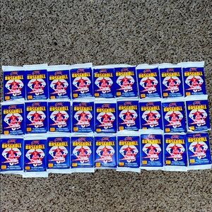 1989 major leaguer baseball cards “score”
16 player cards 
1 magic motion card